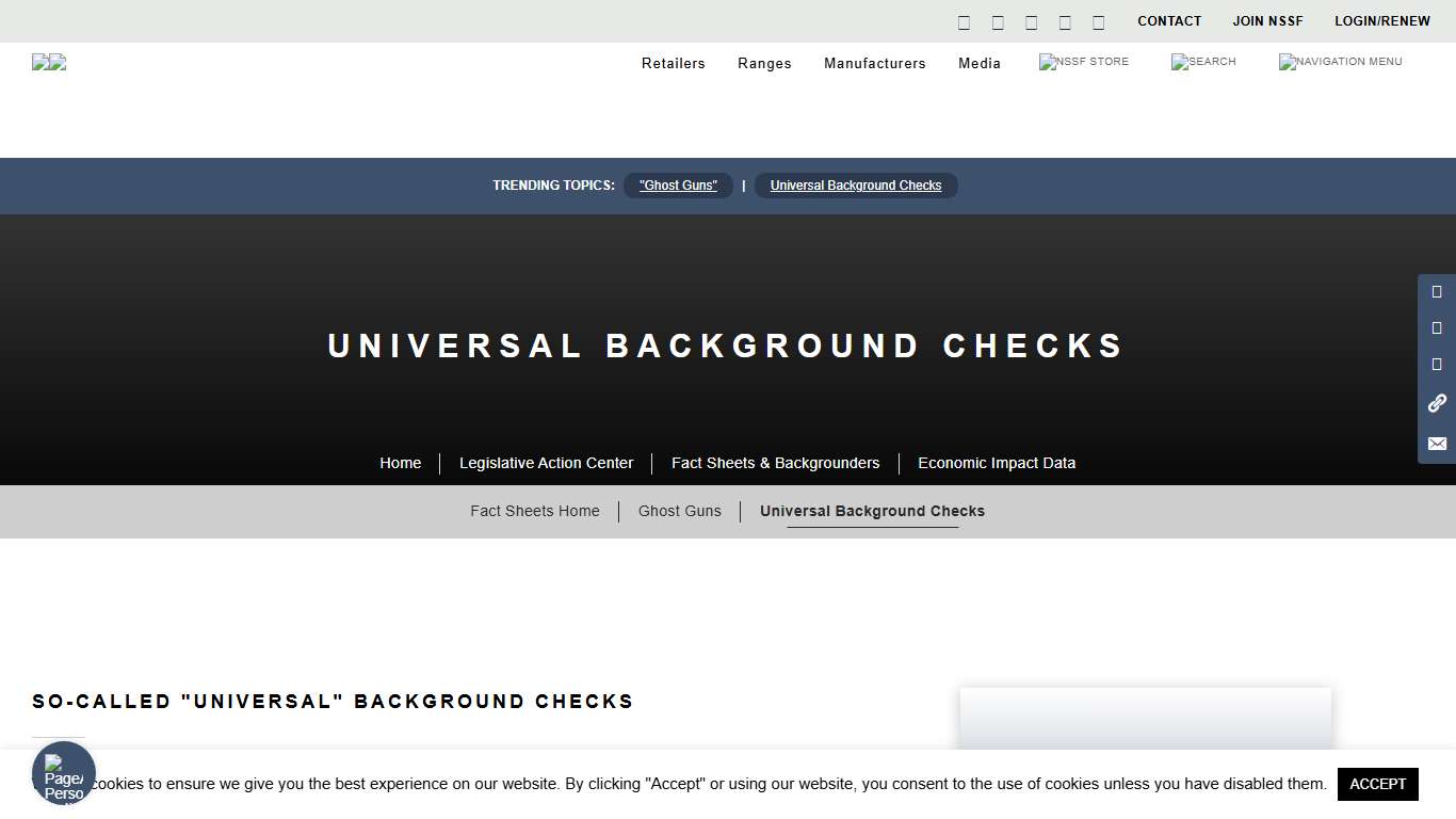 Universal Background Checks • NSSF