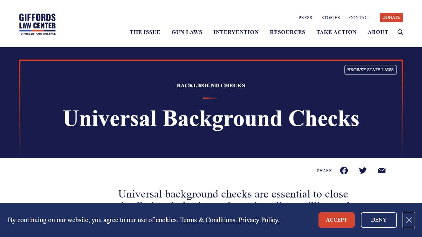 Universal Background Checks | GIFFORDS